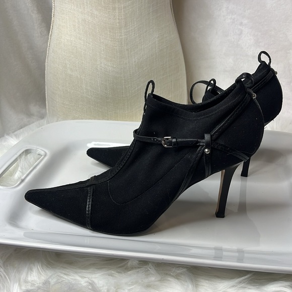 GUCCI VINTAGE SCUBA STRETCH STRAPPY ANKLET BOOTIES - Picture 11 of 11